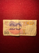 Banknot PRL 20 zł. z 1982 Bezpieczna przesyłka