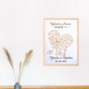 XXL Prezent dla mamy w ramce podziękowania drzewko