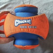 Piłka Chuckit Kick Fetch L (large, 19cm), uźywana, przybrudzona