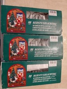 Zestaw świątecznych lampek vintage z Holandii