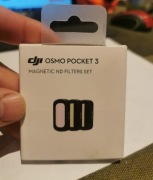 Zestaw magnetycznych filtrów DJI ND 16/64/256 do kamery DJI Osmo Pocket 3