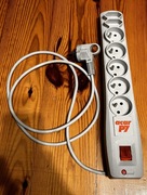 Listwa zasilająca Acar P7 przeciwprzepięciowa 7 gniazd 1.5 m szara