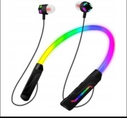 Słuchawki Bluetooth Neckband MSL-300 Sport Bieganie Gaming LED LIGHT
