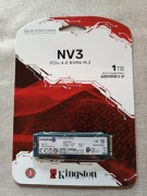 NOWY Kingston NV3 1TB SSD M.2 PCIe 4.0 NVMe 6000MB/s | FV | Gwarancja