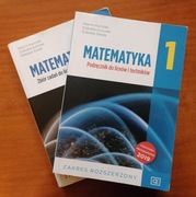MATEMATYKA 1 - Podręcznik i Zbiór zadań - Zakres rozszerzony - OE Pazdro