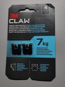 3M CLAW Uchwyt Do Wieszania Na Płytach Karton Gipsi Innych Do 7Kg 4 Sztuki