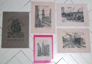 Grafiki Hamburg laminowane W.Berens