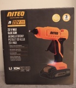 Pistolet do klejenia na gorąco AKUMULATOROWY 20v KOMPLET