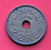 2  Ore  1938 N  r  -    Dania   Chrystian X  stan !!