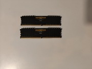 Pamięć RAM DDR4 8GB 3000mhz CL16 2x4GB Corsair Vengeance LPX