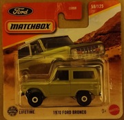 Matchbox 1970 Ford Bronco 59/125, model 1:64 Mattel