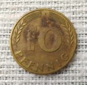 Niemcy RFN 10 pfennig 1970 F