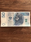 Banknot 50 zł nr BI7341117