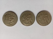 10 złotych zestaw 3sztuk Kościuszko 1969,70,72