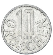 Moneta, Austria, 10 groschen 1988