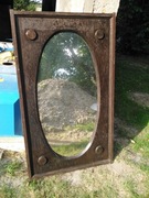 Stare bardzo duże drewniane lustro