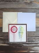 Kartka okolicznościowa , 40 lat, jubileusz, urodziny, haftowana