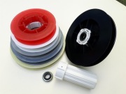 Koło nawojowe + obsadka + łożysko , do rolety zewnętrznej 180mm