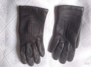 RĘKAWICE damskie RĘKAWICZKI ze skóry skórzane brąz