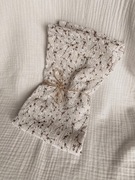 Pieluszka muślinowa z printem 100% bawełna beż