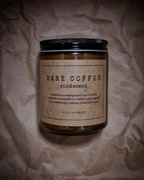 Świeca sojowa 210 g kawowa, Dark Coffee, true crime, kryminalny klimat