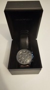 Emporio Armani AR-2461 - oryginalny, męski zegarek, czarny, stan bdb