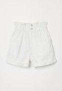 Spodenki H&M wysoki stan paperbag białe r. 36 S 