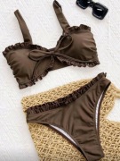 Brązowe bikinii r. L