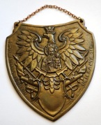 Duży, 15 cm ryngraf / medalion Matka Boska Królowa Polski - 13.12.1981