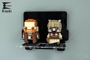 Podstawka wisząca ścienna na 2 figurki LEGO BrickHeadz