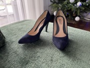 Szpilki granatowe Embis 37,5