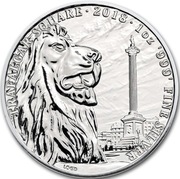 Wielka Brytania 2 funty 2018 TRAFALGAR SQUARE uncja srebra