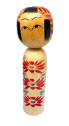 Japonia. Nambu (Kina-Kina) Kokeshi, sygnowana. Showa