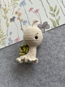 Ślimaczek zrobiony na szydełku