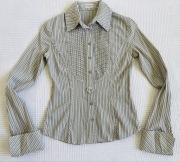 Karen MILLEN koszula w paski rozpinana mankiety na spinki 10/36