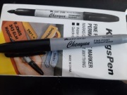 Wodoodporny marker czarny flamaster