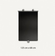 Rolety przeciwsłoneczne zaciemniające 68x125 cm 4 sztuki, czarne