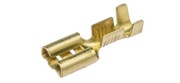 Polski konektor nasuwka żeński nieizolowany 6,6mm