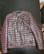 Kurtka skórzana pikowana OCHNIK z z miękkiej skóry owczej