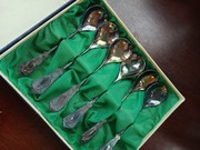 Jubilerskie łyżeczki posrebrzane z okresu PRL na prezent