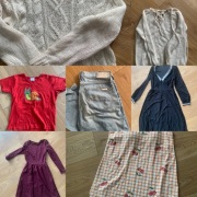 Worek ubrań vintage second hand 7kg