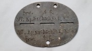 nieśmiertelnik  3/ T. Kp. Nachsch. Btl. K. 687