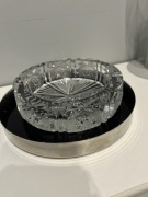 Popielniczka kryształowa PRL