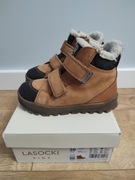 Buty zimowe dziecięce trzewiki skóra Lasocki 30