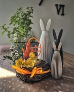 Designerska dekoracja wielkanocna - zając wymiar 160mm