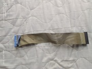 Taśma IDE 40 pin 2 złącza 50 cm z niebieską wtyczką ATA100 retro PC