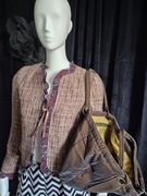 Theresa premium żakiet i torba marka premium bdb materiał styl Chanel 