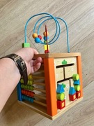 Zabawka dla dziecka drewniana sześcian Montessori Smiki