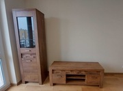 Witryna plus szafka RTV -dwa nowe meble w cenie jednego