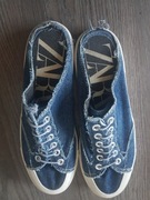 Zara trampki bez pięty , klapki, mule 40 jeans 